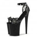 FLAMINGO Sexy Black Butterfly Sky High Heels