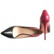 ELLIE Fading Black/Red Pointed Toe 12cm Stiletto High Heels