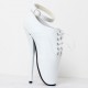 BALLET Ankle Boots White Lace Up/Buckle Strap