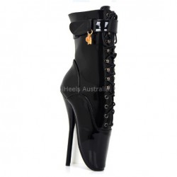 BALLET Ankle Boots Lock/Key Charms