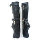 BALLET Black Matt Wedge Knee High Boots Lockable Pair