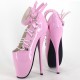 BONDAGE Pink Ballet Tie 7 Inch Heels 