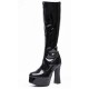 GAGA Platform Gogo Boots Knee High Stretch