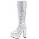 GAGA Platform Gogo Boots Knee High Stretch