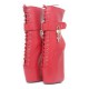 PONY Hoof Boots Ankle Lockable Red Matt