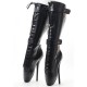 BALLET Knee High Boots Lockable Black Two Locks Side