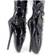 BALLET Black Lockable Thigh High Boots BDSM Padlock