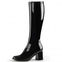 GAGA Knee High Gogo Boots Stretch