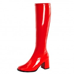 GAGA Knee High Gogo Boots Stretch