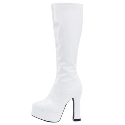 GAGA Platform Gogo Boots Knee High Stretch