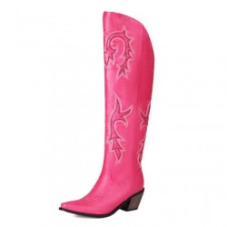 CUTE Hot Pink Knee High Cowgirl Boots