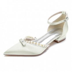 BELLA Ivory Pearl 1 Inch Heel Wedding Shoes