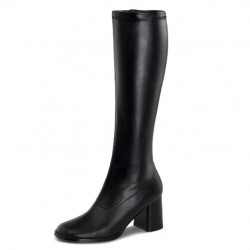 GAGA Black Knee High Gogo Boots